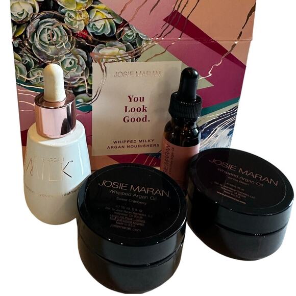 Josie Maran Milky Argan Skin Collection Intensive Hydrating, Argan Oil, Travel - Picture 1 of 8